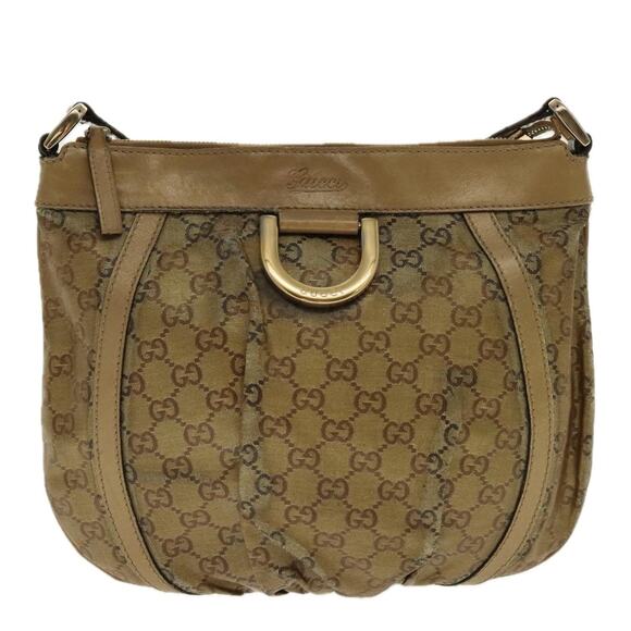 GUCCI GG Crystal Shoulder Bag Gold Tone Gold - Picture 2 of 12